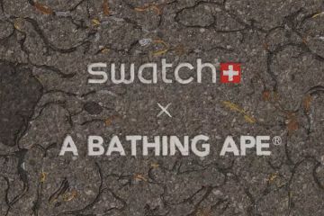 Редизайн рекламы swatch x bape