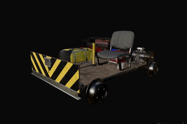 THE LAST STOP | Моделирование самодельной дрезины для игры