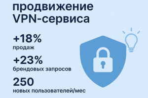 Реклама сервиса VPN в Яндекс.Директ