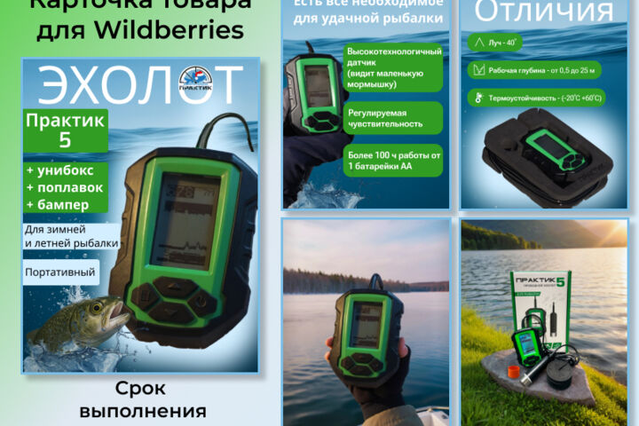 Карточки товаров ВБ и ОЗОН: описания, слайды, видео обложки, рич-контент