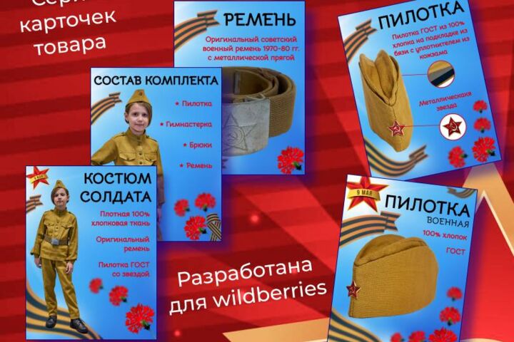 Разработка дизайна карточек для маркетплейсов