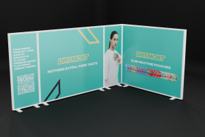 Дизайн стенда для выставки и 3D визуал