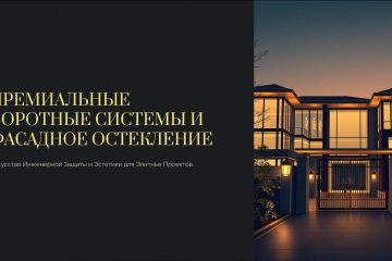 Бизнес - презентация "ПРЕМИАЛЬНЫЕ  ВОРОТНЫЕ СИСТЕМЫ И ФАСАДНОЕ ОСТЕКЛЕНИЕ"