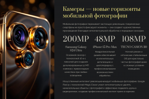 Презентация "Современные смартфоны-2025 функции, характеристики и интересные факты"