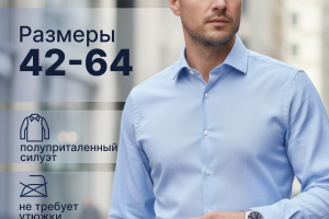 Дизайн инфографики для карточки товара "Рубашка мужская"