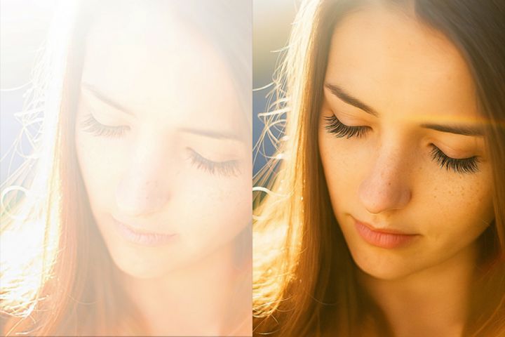 Улучшить качество детализацию на засвеченном, темном или размытом фото - 5589845