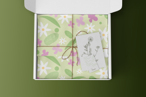 Иллюстрации и принт для фирменного стиля Чая