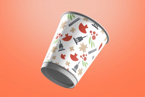 Бесшовный принт "День города"