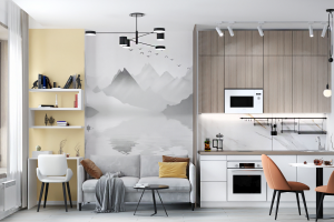 Дизайн гостиной в квартире 35 кв.м