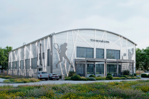 Эскизный проект здания и окружения