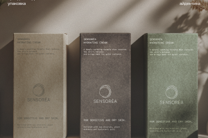 Фирменный стиль для бренда уходовой косметики