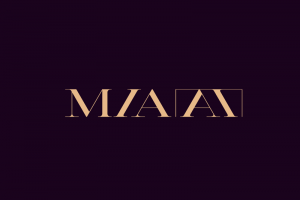 Логотип для ИИ сервиса MIA AI — умный шопинг с человеческим лицом