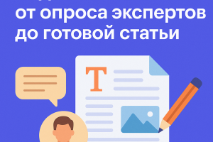 Копирайтинг под ключ — от опроса экспертов до готовой статьи