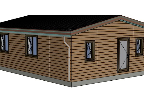 Дом на плите