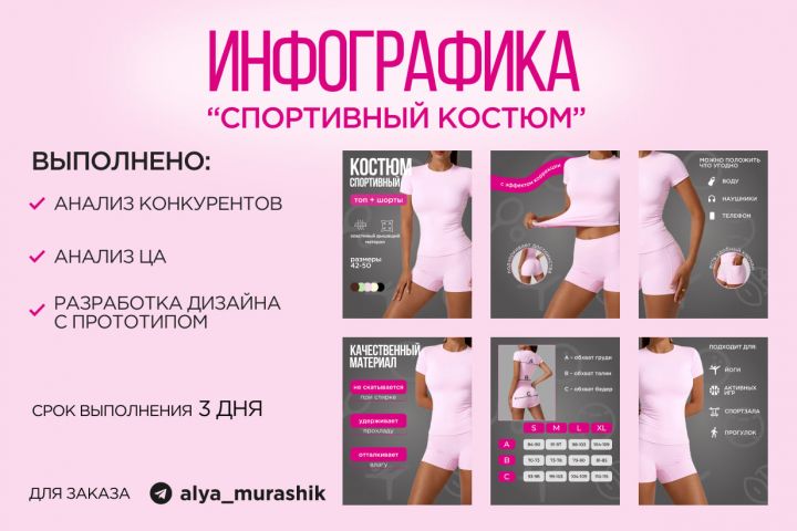 Инографика/карточки товаров/графический дизайн - 5592371