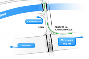 Схема проезда к заводу