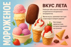 Разработка баннера для летнего кафе