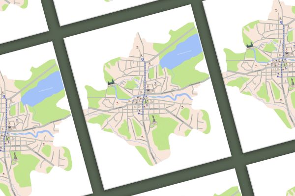 Карта посёлка Новгородской области