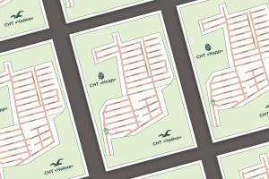 Схема СНТ "Чайка"