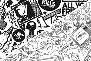 Перерисовка в вектор сверхсложного бесшовного паттерна