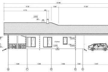 Проект индивидуального жилого дома №1.