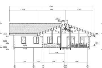 Проект индивидуального жилого дома №1.