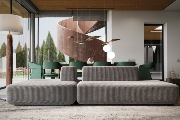 Дизайн интерьера загородного дома на Волге