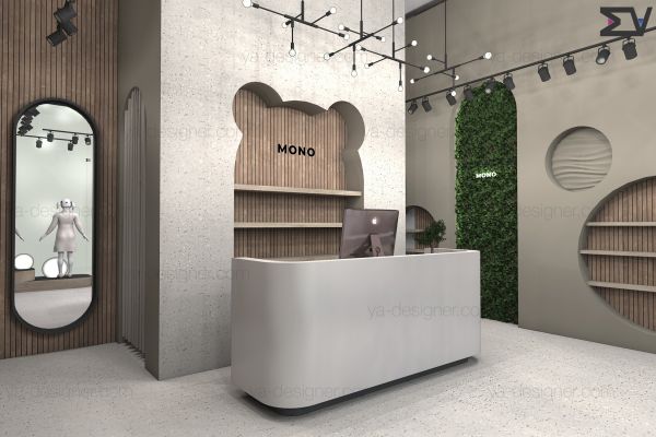 Дизайн проект для магазина современной детской одежды