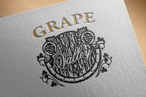 Логотип для винной компании "GRAPE VALLEY"