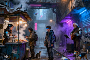 Cinematic Concept — «Future City Dreams»: визуальный эксперимент в жанре sci-fi