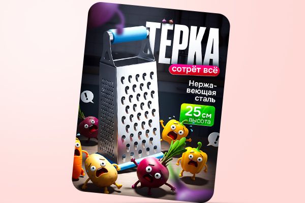 Дизайн карточки товара для тёрки