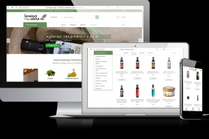 Сайт магазина греческих продуктов