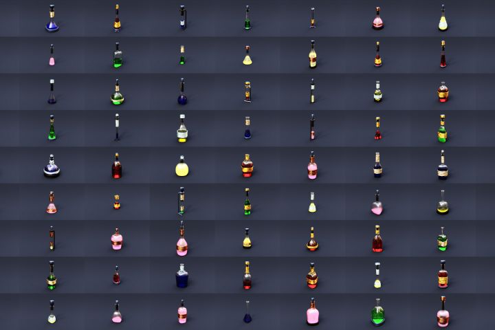 Houdini, массовая генерация 3D объектов, процедурное моделирование, VFX - 5597095