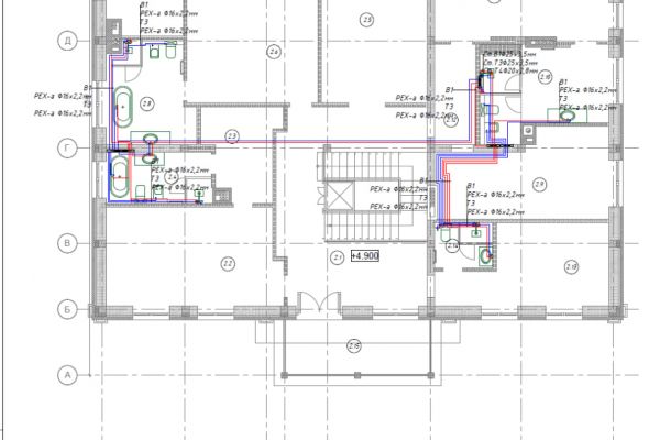 РАБОЧИЙ ПРОЕКТ Водоснабжения и канализация. По адресу: РФ, Московская область, КП «Гринфилд»