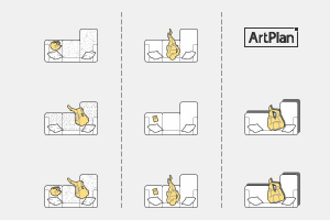 Блоки диванов