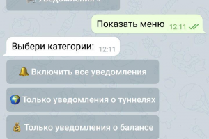 Телеграмм бот для vpnki