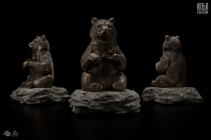 3D модель статуи медведя