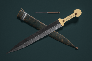 "Qama" — кавказский (осетинский) кинжал 18-го века