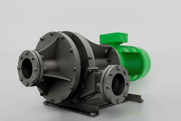 Module WiseSoil Biogas Pump 3D Animation