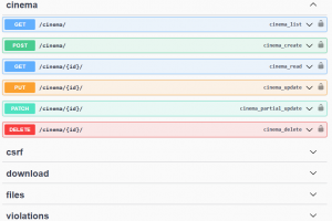 Django - cinema module