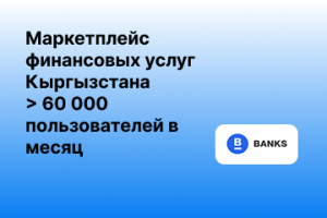 Агрегатор финансовых услуг для рынка Кыргызстана > 60000 посетителей/месяц