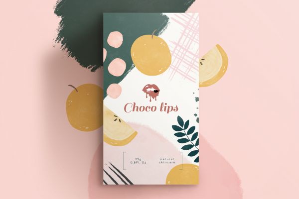 Разработка логотипа "Choco lips"