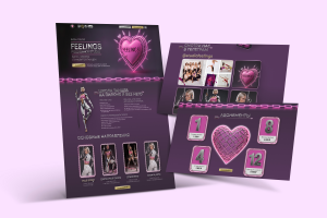 Сайт для студии танцев на пилоне FEELINGS