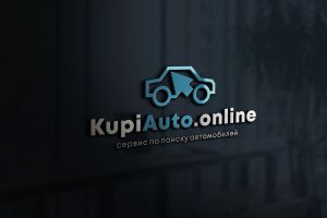 3D Logo Mockup on Glass Wall-восстановлено