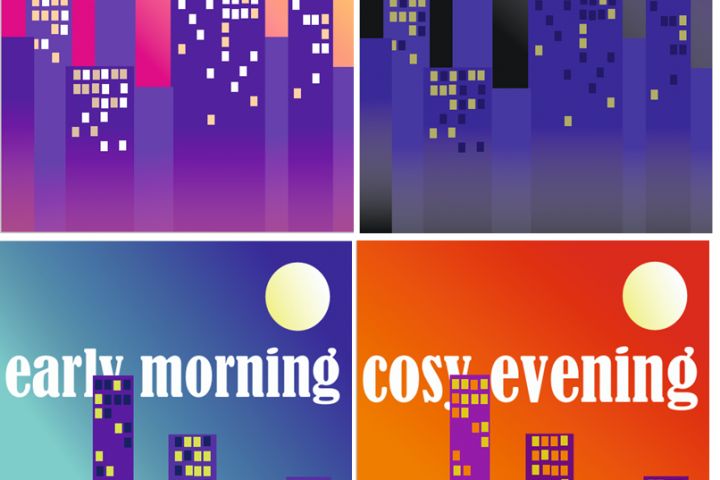 векторная визитная карта или плакат по краткому описанию - 5601227