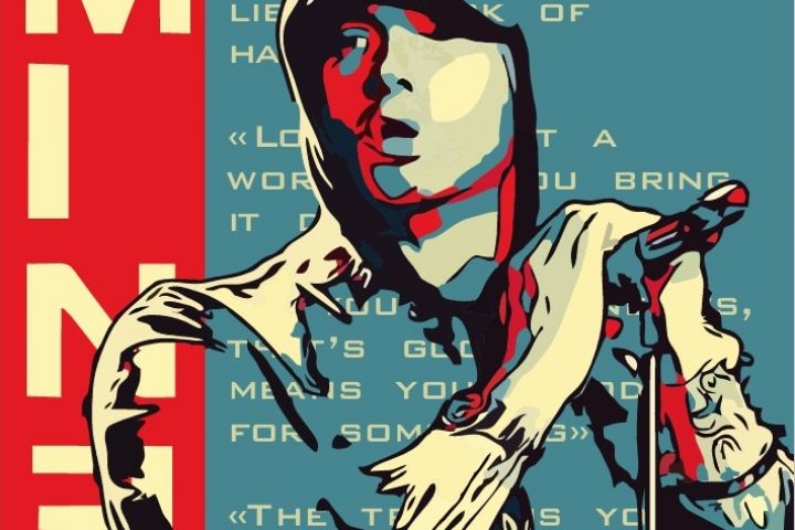 векторная визитная карта или плакат по краткому описанию - 5601228