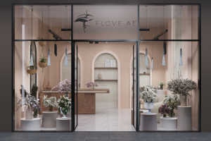 Дизайн интерьера салона цветов в современном премиальном стиле