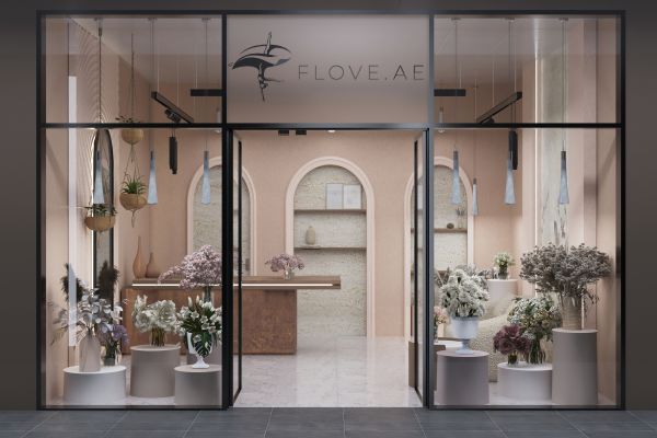 Дизайн интерьера салона цветов в современном премиальном стиле