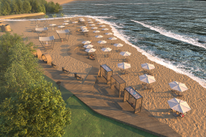 Ландшафтный проект набережной с МАФ