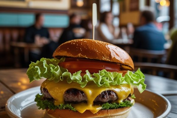 Для кафе-бургерной.